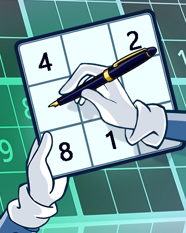 Finding The Solution Badge - Pogo Daily Sudoku Finding The Solution Badge - Pogo Daily Sudoku