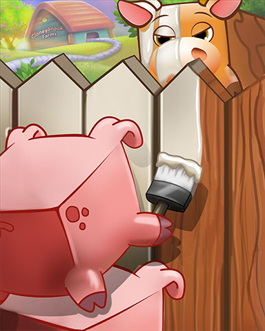 Piggy Painter Badge - Stack'em HD Piggy Painter Badge - Stack'em HD