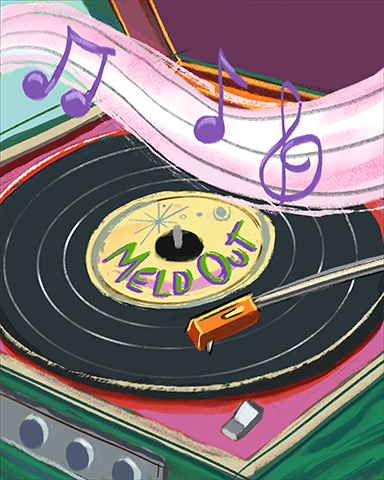 Hip Tunes Badge - Canasta Hip Tunes Badge - Canasta
