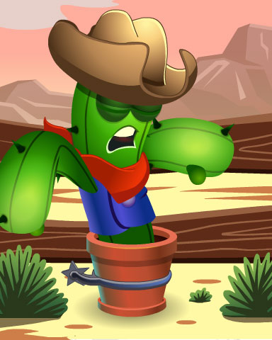 Snoozing Saguaro Badge - Poppit! Party Snoozing Saguaro Badge - Poppit! Party