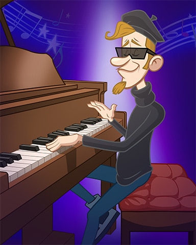 Beatnick Piano Badge - Canasta HD Beatnick Piano Badge - Canasta HD