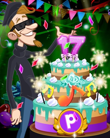 Beatnik's Party Cake Badge - Canasta HD Beatnik's Party Cake Badge - Canasta HD