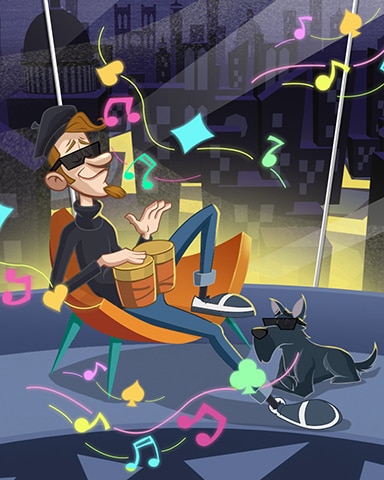 Evening Jam Session Badge - Canasta HD Evening Jam Session Badge - Canasta HD