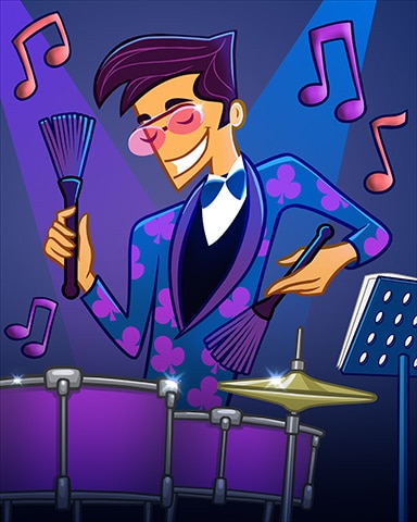 Groovy Drumming Badge - Canasta HD Groovy Drumming Badge - Canasta HD