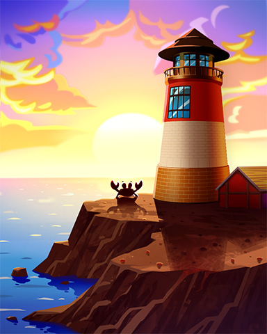 Sunset At The Cove Badge - Crossword Cove HD Sunset At The Cove Badge - Crossword Cove HD