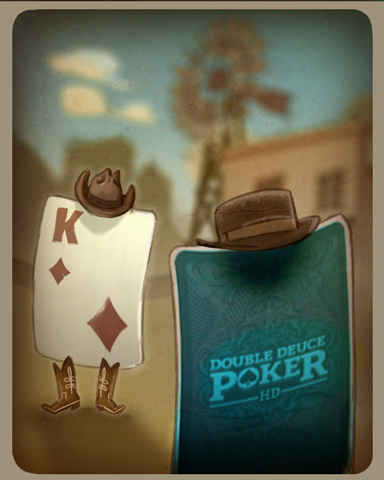 Drawing Cards Badge - Double Deuce Poker HD Drawing Cards Badge - Double Deuce Poker HD