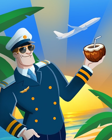 Captain Beach Badge - First Class Solitaire HD Captain Beach Badge - First Class Solitaire HD
