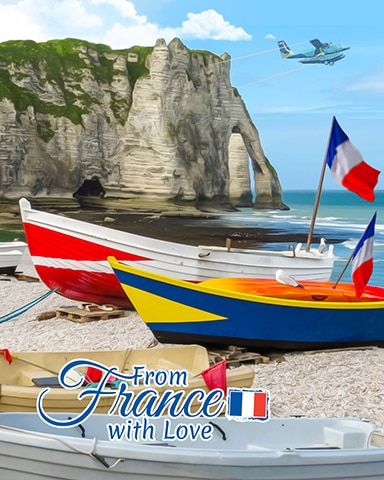 White-Chalk Cliffs Badge - From France With Love White-Chalk Cliffs Badge - From France With Love