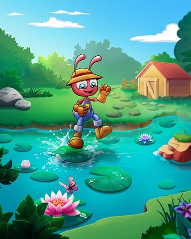 Cross The River Badge - Garden Blast Cross The River Badge - Garden Blast