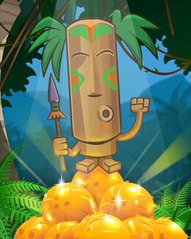 Golden Coconut Badge - Jungle Gin HD Golden Coconut Badge - Jungle Gin HD