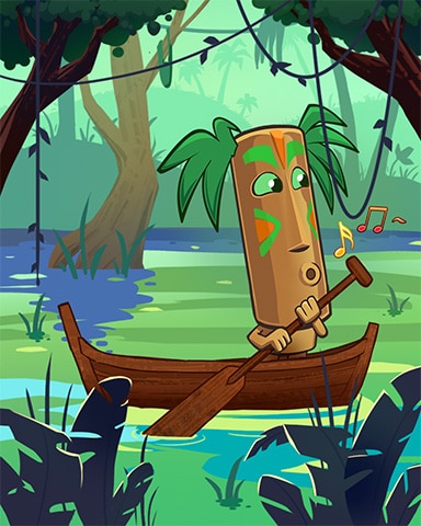 Tiki On The Water Badge - Jungle Gin HD Tiki On The Water Badge - Jungle Gin HD