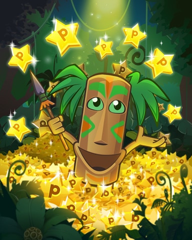 Tiki's Fortune Badge - Jungle Gin HD Tiki's Fortune Badge - Jungle Gin HD