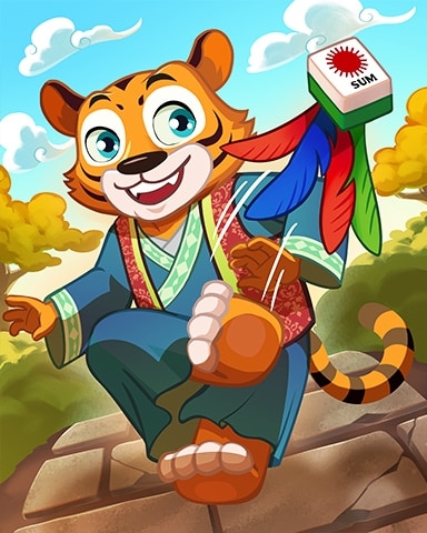 Jianzi Tiger Badge - Mahjong Garden HD Jianzi Tiger Badge - Mahjong Garden HD