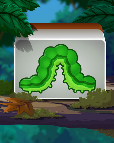 Crawling Caterpillar Badge - Mahjong Safari HD Crawling Caterpillar Badge - Mahjong Safari HD
