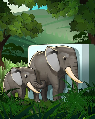 Elephant Tile Safari Badge - Mahjong Safari HD Elephant Tile Safari Badge - Mahjong Safari HD