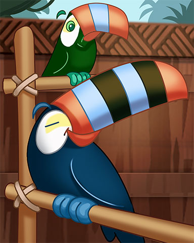 Blissful Birds Badge - Jungle Gin HD Blissful Birds Badge - Jungle Gin HD