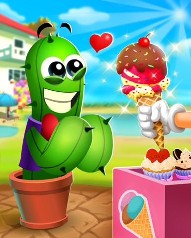 Ice Cream Love Badge - Poppit!™ HD Ice Cream Love Badge - Poppit!™ HD
