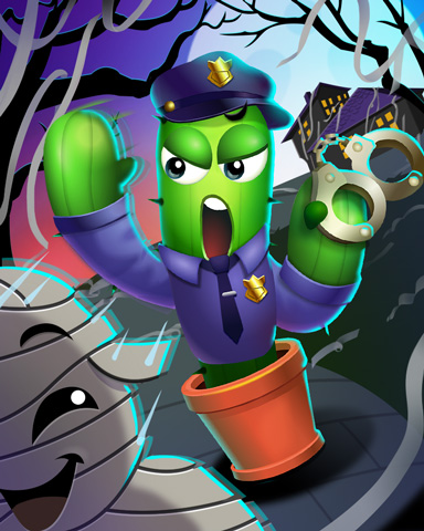 Runaway Mummy Badge - Spades Runaway Mummy Badge - Spades
