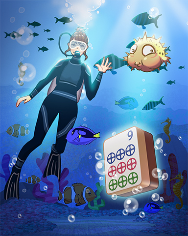 Tile Diving Badge - Quinn's Aquarium Tile Diving Badge - Quinn's Aquarium