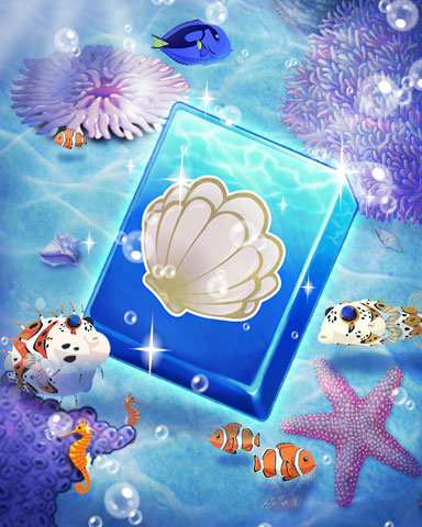 Shimmering Shell Badge - Quinn's Aquarium Shimmering Shell Badge - Quinn's Aquarium