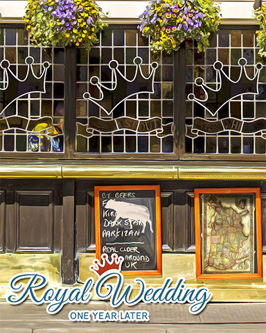 Pub Crawling Badge - Royal Wedding: One Year Later Pub Crawling Badge - Royal Wedding: One Year Later