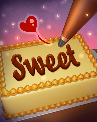 Sweetest Words Badge - SCRABBLE Sweetest Words Badge - SCRABBLE