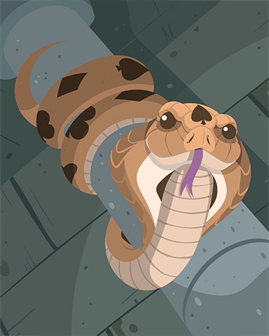 Stealthy Snake Badge - Tri-Peaks Solitaire HD Stealthy Snake Badge - Tri-Peaks Solitaire HD