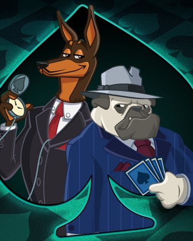 Dapper Dogs Badge - Spades HD Dapper Dogs Badge - Spades HD