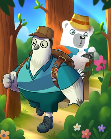 Welcome To The Jungle Badge - Snowbird Solitaire