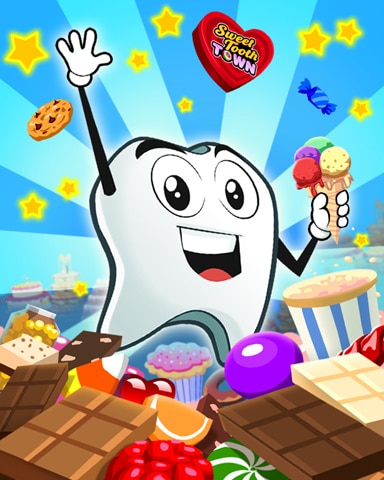 Candy Day Fun Badge - Sweet Tooth Town Candy Day Fun Badge - Sweet Tooth Town