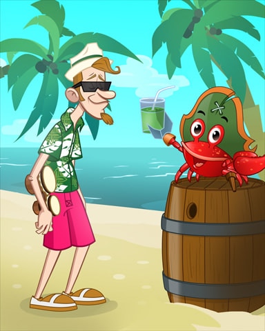 Beatrick Beach Badge - Thousand Island Solitaire HD Beatrick Beach Badge - Thousand Island Solitaire HD