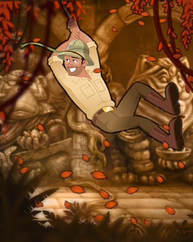 Swinging Into Fall Badge - Tri-Peaks Solitaire HD Swinging Into Fall Badge - Tri-Peaks Solitaire HD