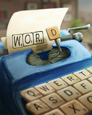 What's The Word Badge - SCRABBLE What's The Word Badge - SCRABBLE