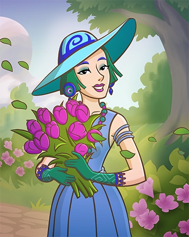 Bouquet Of Flowers Badge - World Class Solitaire HD Bouquet Of Flowers Badge - World Class Solitaire HD