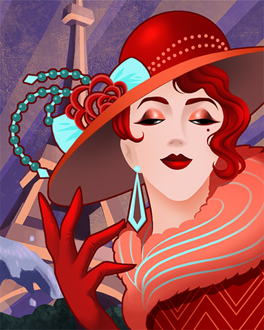 Stylish Queen Badge - World Class Solitaire HD Stylish Queen Badge - World Class Solitaire HD