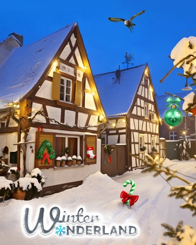 German Village Badge - Winter Wonderland German Village Badge - Winter Wonderland