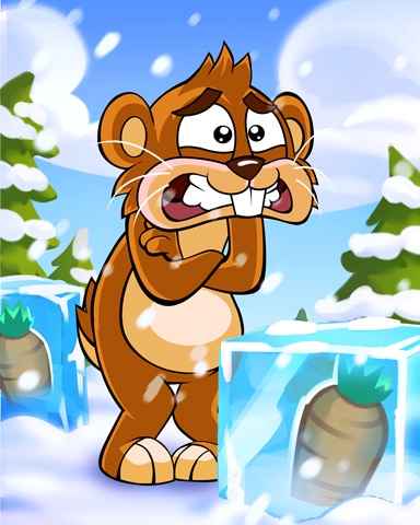 Freezing Carrot Badge - Word Whomp HD Freezing Carrot Badge - Word Whomp HD