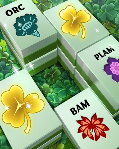 Golden Clovers Badge - Mahjong Garden HD Golden Clovers Badge - Mahjong Garden HD