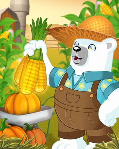 Bearnard's Bounty Badge - Snowbird Solitaire Bearnard's Bounty Badge - Snowbird Solitaire
