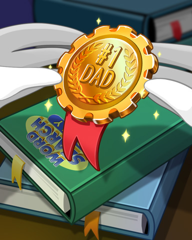 Dad's The Word Badge - Word Search Daily HD Dad's The Word Badge - Word Search Daily HD