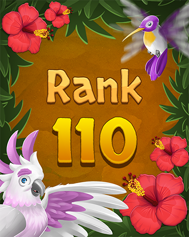 Rank 110 Badge - Mahjong Sanctuary Rank 110 Badge - Mahjong Sanctuary