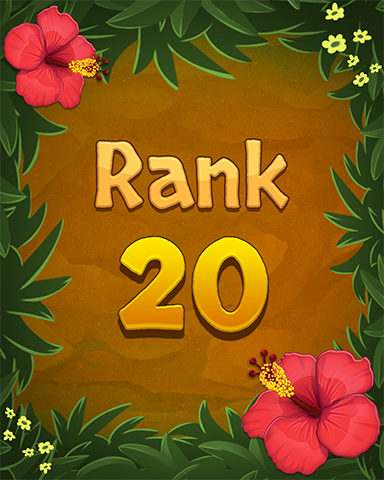 Rank 20 Badge - Mahjong Sanctuary Rank 20 Badge - Mahjong Sanctuary