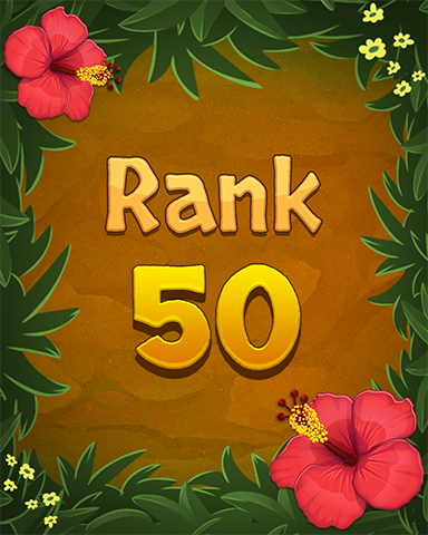 Rank 50 Badge - Mahjong Sanctuary Rank 50 Badge - Mahjong Sanctuary
