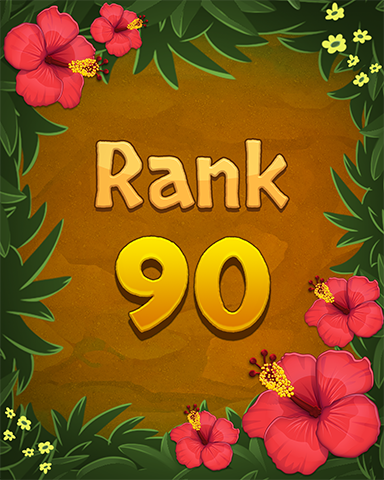 Rank 90 Badge - Mahjong Sanctuary Rank 90 Badge - Mahjong Sanctuary