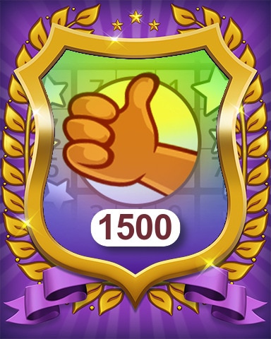 No Mistake 1500 Badge - Pogo™ Daily Sudoku No Mistake 1500 Badge - Pogo™ Daily Sudoku