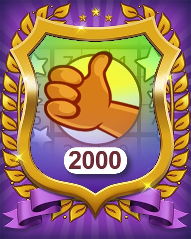 No Mistake 2000 Badge - Pogo™ Daily Sudoku No Mistake 2000 Badge - Pogo™ Daily Sudoku