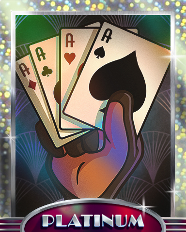 Howling Good Platinum Badge - Spades HD Howling Good Platinum Badge - Spades HD