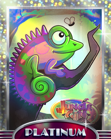 Comfy Chameleon Platinum Badge - Jungle Gin HD Comfy Chameleon Platinum Badge - Jungle Gin HD
