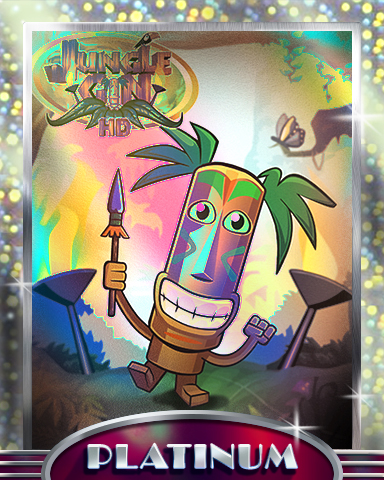 Dancing Tiki Platinum Badge - Jungle Gin HD Dancing Tiki Platinum Badge - Jungle Gin HD