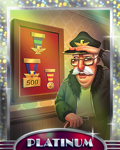 The 500 Club Platinum Badge - Aces Up! HD The 500 Club Platinum Badge - Aces Up! HD